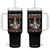 Funny Cowboy Trump Tumbler With Handle Ain't My First Rodeo Take America Back TS09 One Size: 40 oz Black Print Your Wear