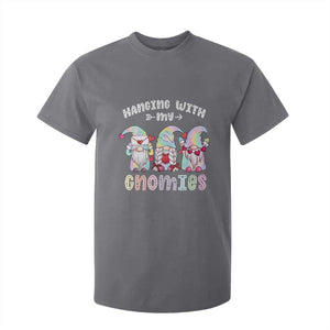 Happy Valentine's Day Hanging With Gnomies Tie Dye T Shirt For Kid TS09 Charcoal Print Your Wear