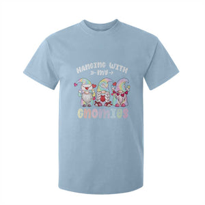 Happy Valentine's Day Hanging With Gnomies Tie Dye T Shirt For Kid TS09 Light Blue Print Your Wear