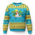 Xmas In Hawaii Ugly Christmas Sweater Hawaiian Snowman Xmas Palm Tree At The Beach TS09 Hawaii Print Your Wear