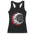 Valentine's Day Racerback Tank Top Love You To The Moon And Back Skull Rose TS09 Black Print Your Wear