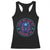 Valentine's Day Racerback Tank Top Love Me Like My Demons Do Skull Rose Aesthestic TS09 Black Print Your Wear