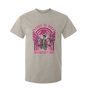 Skeleton Ready To Rock Valentine's Day T Shirt For Kid TS09 Sand Print Your Wear