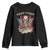 Funny Skeleton Ready To Rock Valentine's Day Youth Sweatshirt TS09 Black Print Your Wear