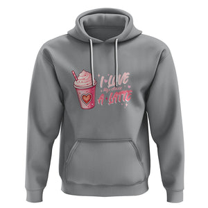 Valentine's Day Hoodie I Love My Class A Latte Teacher Coffee Lover TS09 Sport Gray Printyourwear