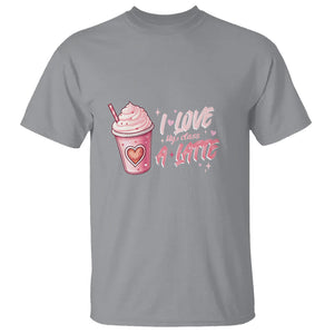 Valentine's Day T Shirt I Love My Class A Latte Teacher Coffee Lover TS09 Sport Gray Printyourwear