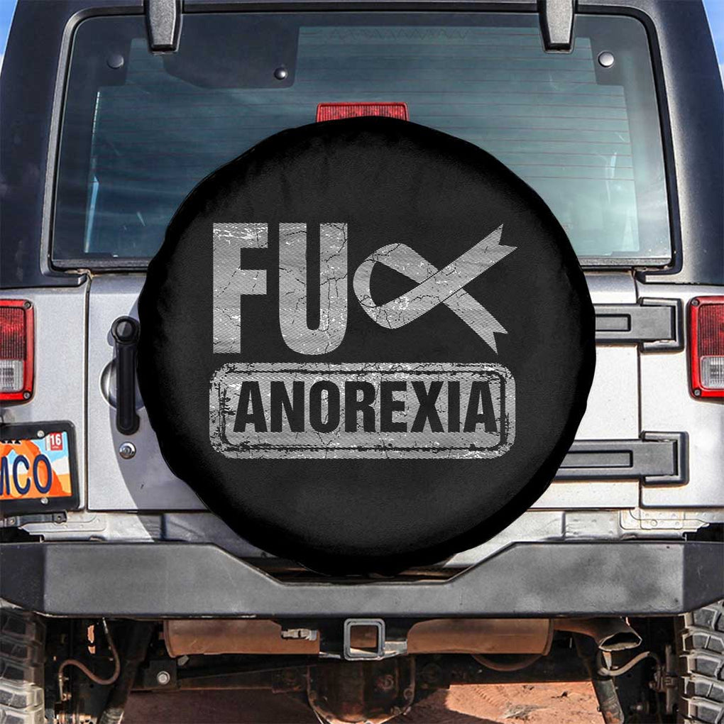 Anorexia Awareness FU Eating Disorders Spare Tire Cover TS09 No hole Black Print Your Wear