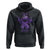 FxxK Anorexia Eating Disorder Purple Ribbon Mental Health Awareness Hoodie TS09 Black Printyourwear