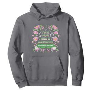 I'm A Mom And A Therapist Nothing Scares Me Hoodie TS09 Charcoal Print Your Wear