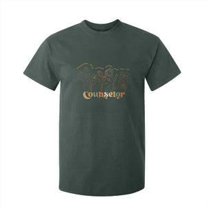 Mental Health School Psychologist Counselor T Shirt For Kid TS09 Dark Forest Green Print Your Wear