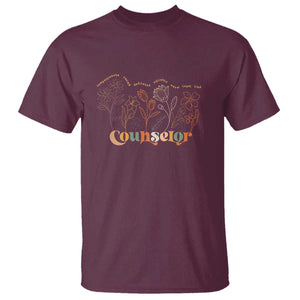 Mental Health School Psychologist Counselor T Shirt TS09 Maroon Print Your Wear