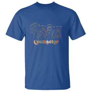Mental Health School Psychologist Counselor T Shirt TS09 Royal Blue Print Your Wear