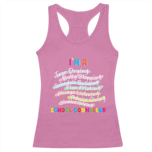 I'm A School Counselor Racerback Tank Top School Psychologist TS09 Azalea Print Your Wear