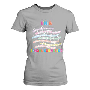 I'm A School Counselor T Shirt For Women School Psychologist TS09 Sport Gray Print Your Wear