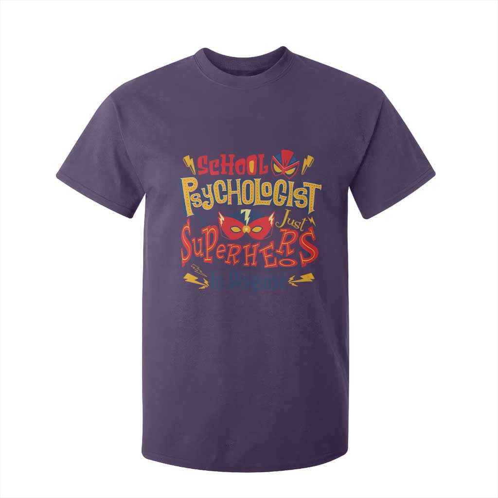 School Psychologist T Shirt For Kid Are Just Superheroes in Disguise TS09 Purple Print Your Wear
