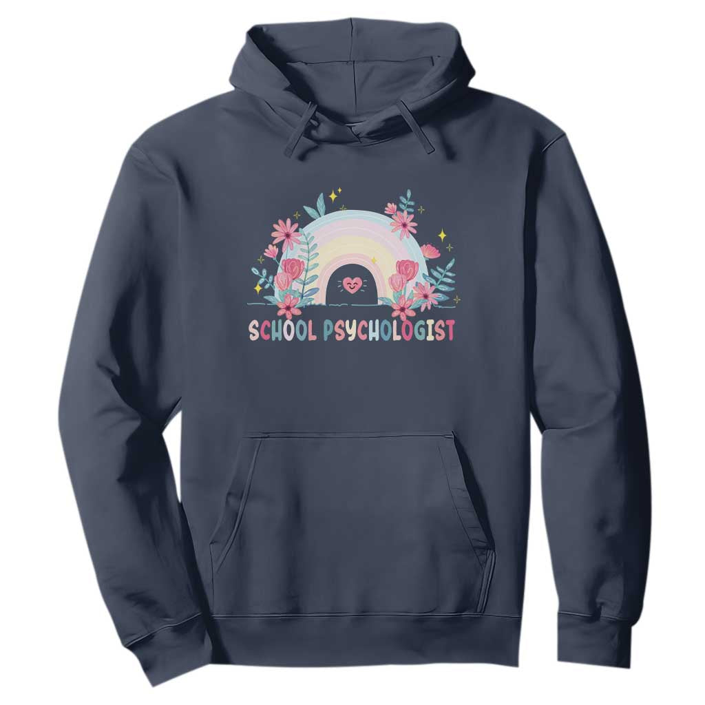 Mental Health School Psychologist Hoodie TS09 Navy Print Your Wear