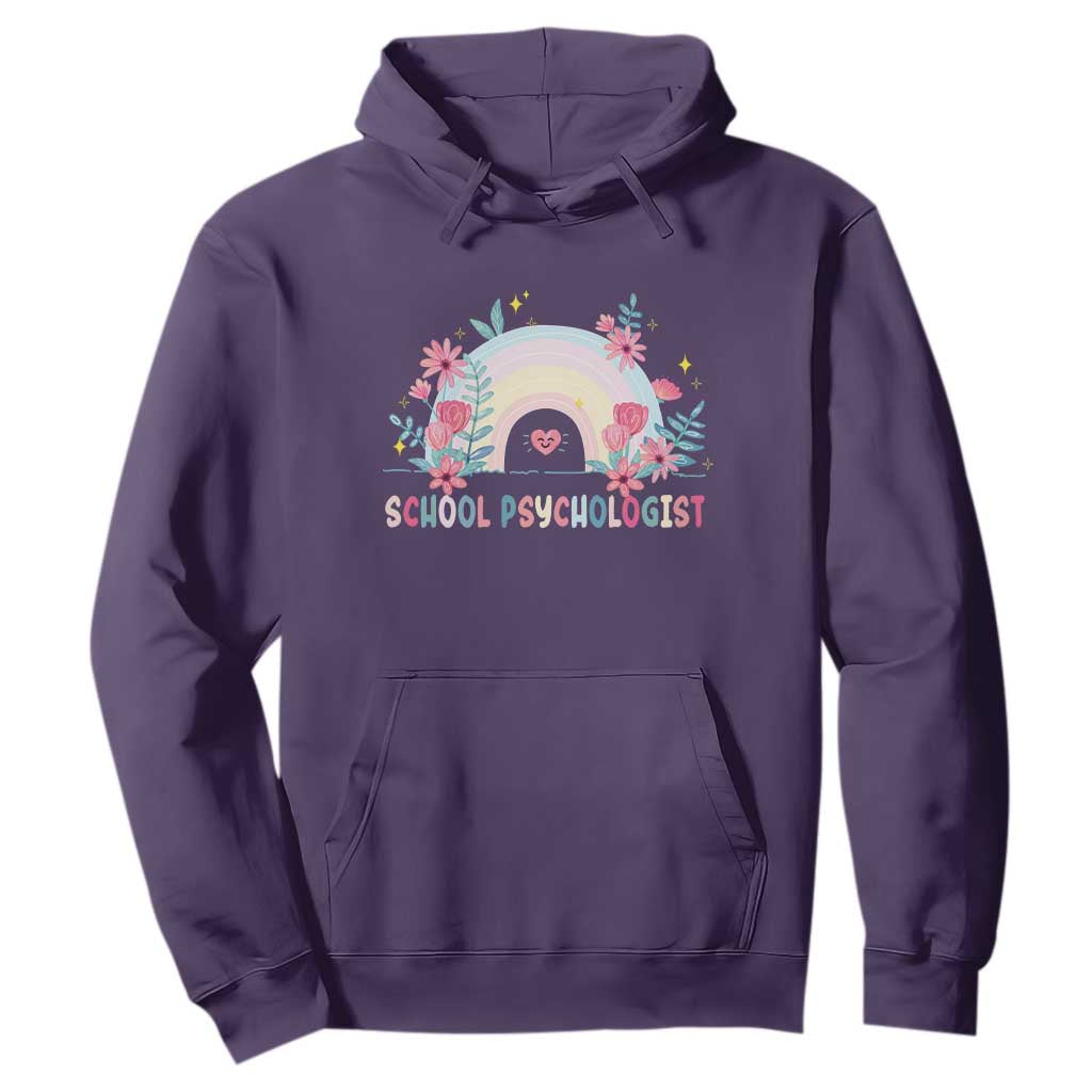 Mental Health School Psychologist Hoodie TS09 Purple Print Your Wear