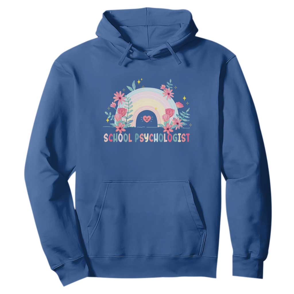 Mental Health School Psychologist Hoodie TS09 Royal Blue Print Your Wear