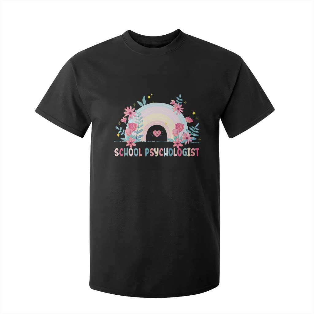 Mental Health School Psychologist T Shirt For Kid TS09 Black Print Your Wear
