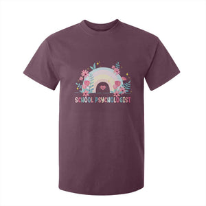 Mental Health School Psychologist T Shirt For Kid TS09 Maroon Print Your Wear