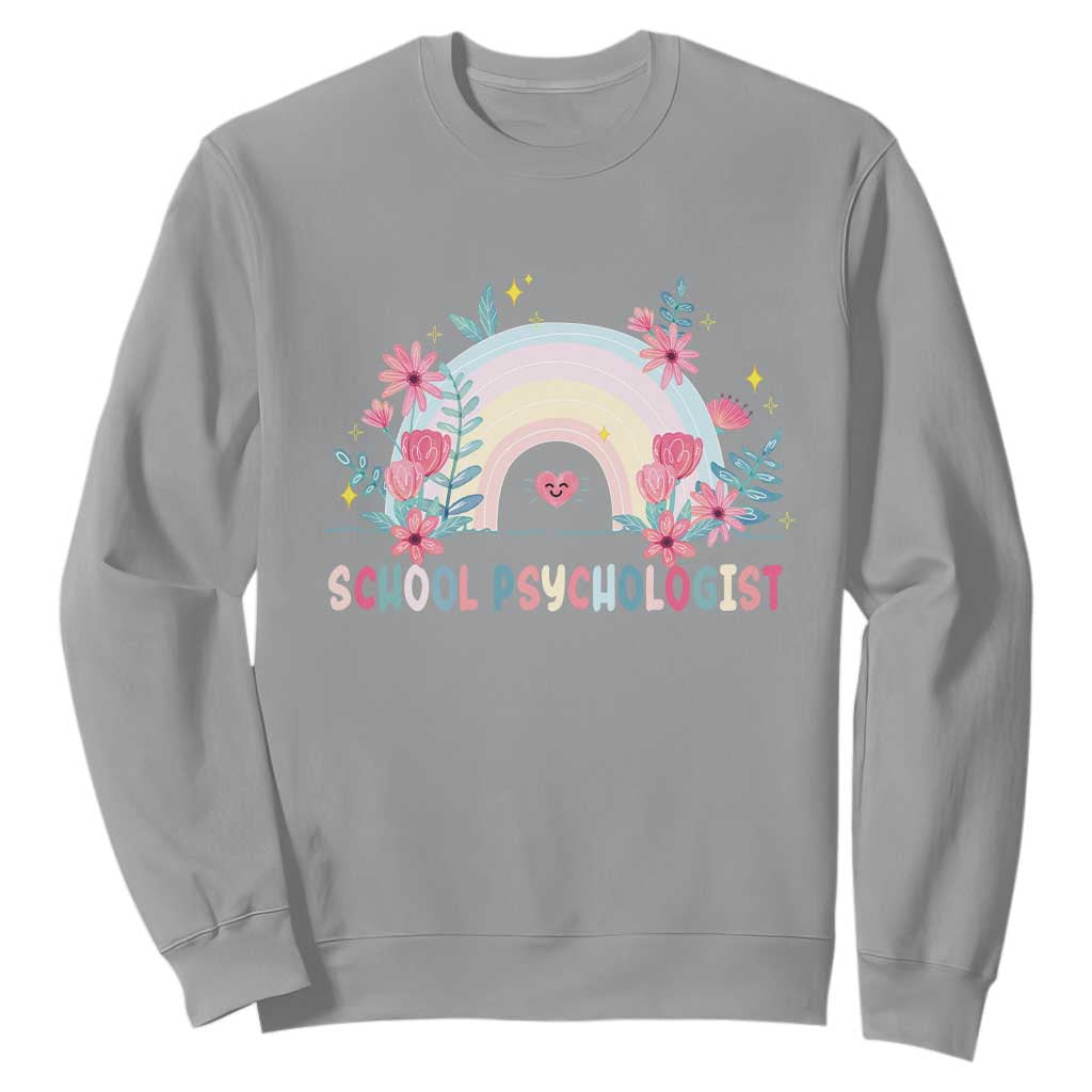 Mental Health School Psychologist Sweatshirt TS09 Sport Gray Print Your Wear
