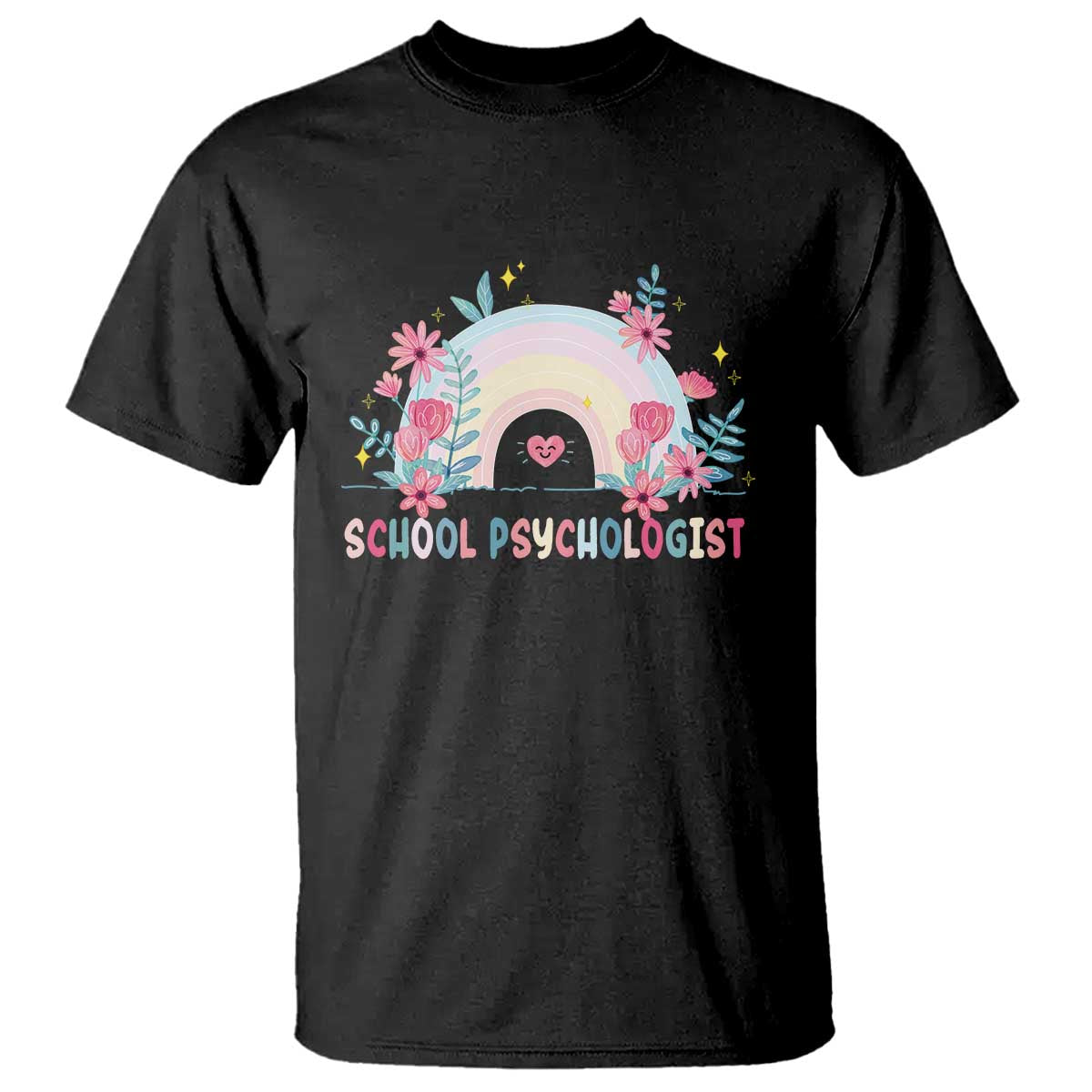 Mental Health School Psychologist T Shirt TS09 Black Print Your Wear