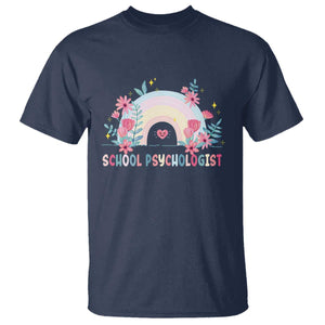 Mental Health School Psychologist T Shirt TS09 Navy Print Your Wear