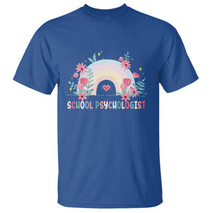 Mental Health School Psychologist T Shirt TS09 Royal Blue Print Your Wear