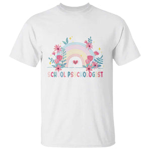 Mental Health School Psychologist T Shirt TS09 White Print Your Wear