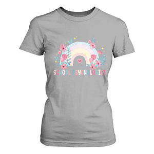 Mental Health School Psychologist T Shirt For Women TS09 Sport Gray Print Your Wear