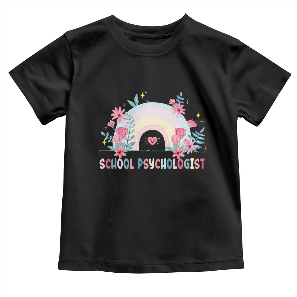 Mental Health School Psychologist Toddler T Shirt TS09 Black Print Your Wear