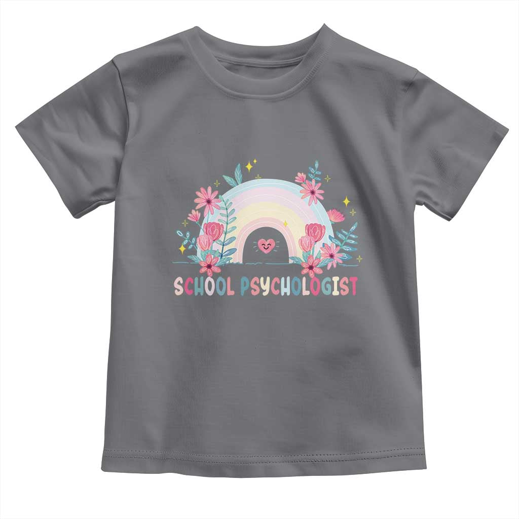 Mental Health School Psychologist Toddler T Shirt TS09 Charcoal Print Your Wear