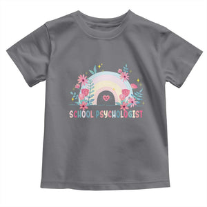 Mental Health School Psychologist Toddler T Shirt TS09 Charcoal Print Your Wear