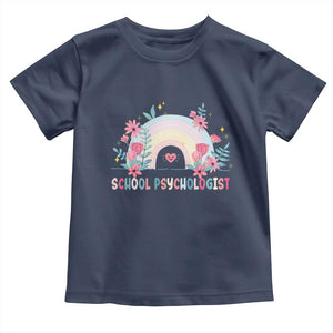 Mental Health School Psychologist Toddler T Shirt TS09 Navy Print Your Wear