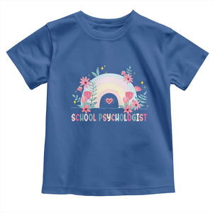 Mental Health School Psychologist Toddler T Shirt TS09 Royal Blue Print Your Wear