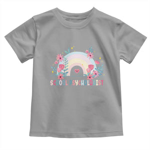Mental Health School Psychologist Toddler T Shirt TS09 Sport Gray Print Your Wear