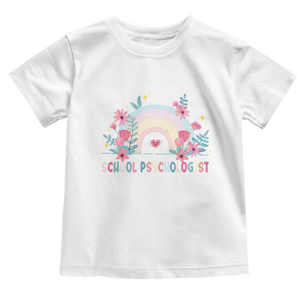 Mental Health School Psychologist Toddler T Shirt TS09 White Print Your Wear