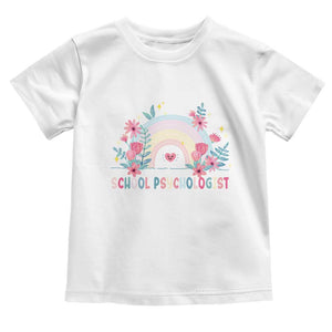 Mental Health School Psychologist Toddler T Shirt TS09 White Print Your Wear