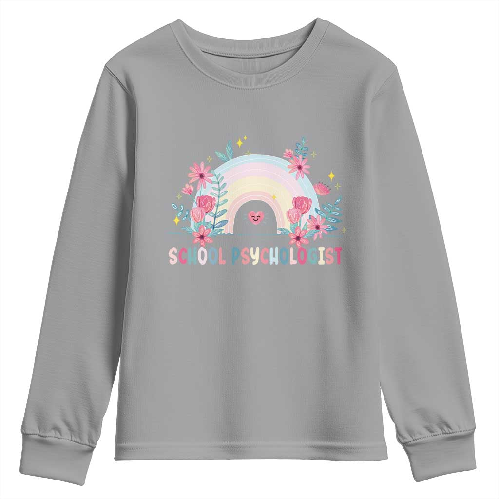Mental Health School Psychologist Youth Sweatshirt TS09 Sport Gray Print Your Wear