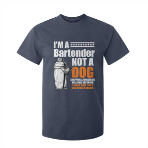 I'm A Bartender Not A Dog T Shirt For Kid TS09 Navy Print Your Wear