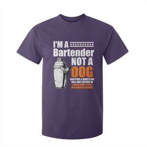 I'm A Bartender Not A Dog T Shirt For Kid TS09 Purple Print Your Wear