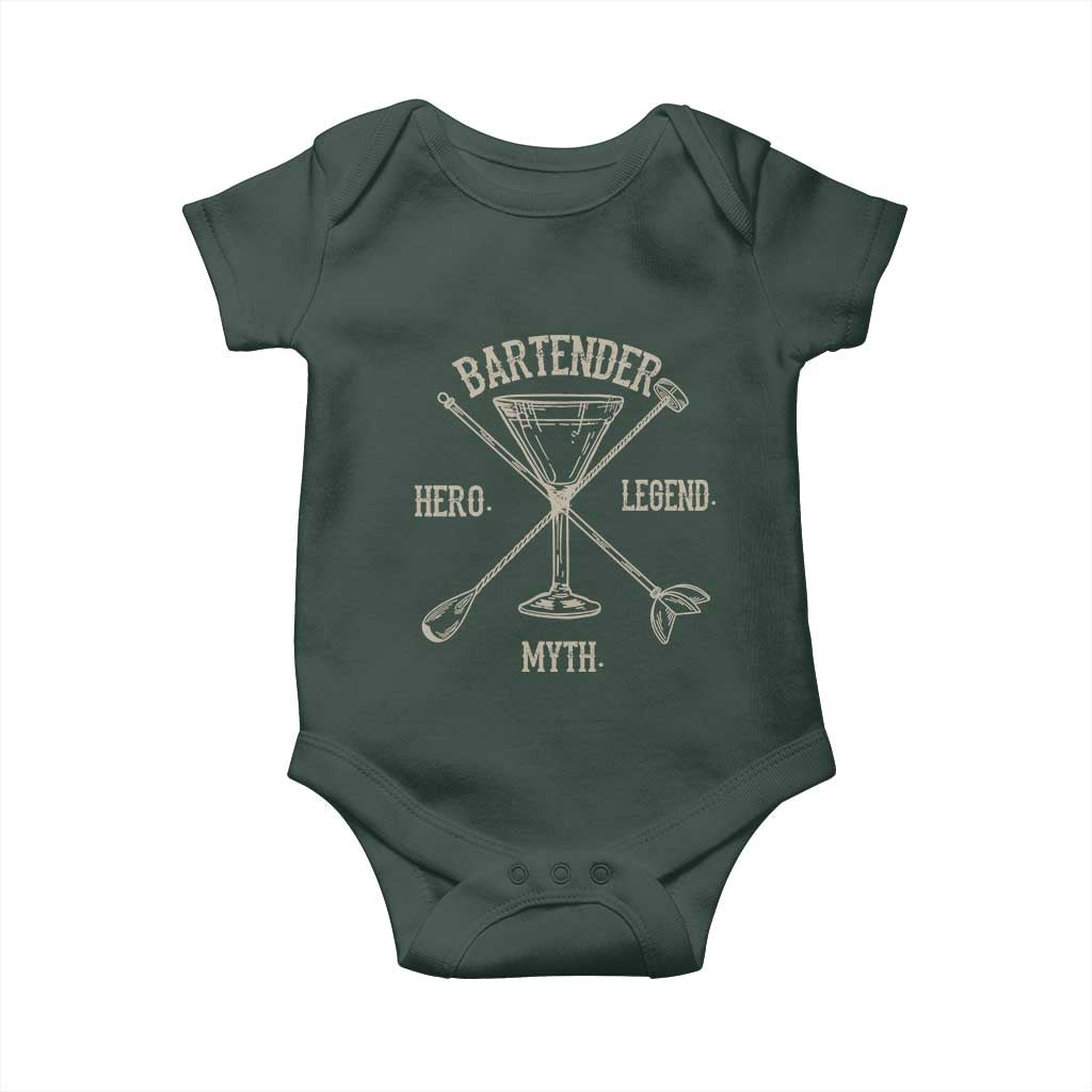 Bartender Hero Myth Legend Baby Onesie TS09 Print Your Wear