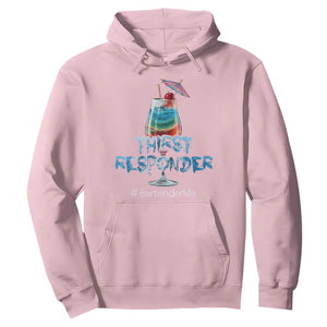 Funny Bartender Hoodie Thirst Responder Mixologists TS09 Light Pink Print Your Wear