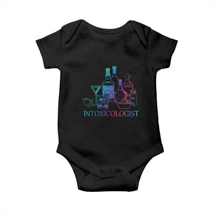 Funny Bartender Intoxicologist Baby Onesie TS09 Black Print Your Wear