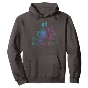 Funny Bartender Intoxicologist Hoodie TS09 Dark Chocolate Print Your Wear