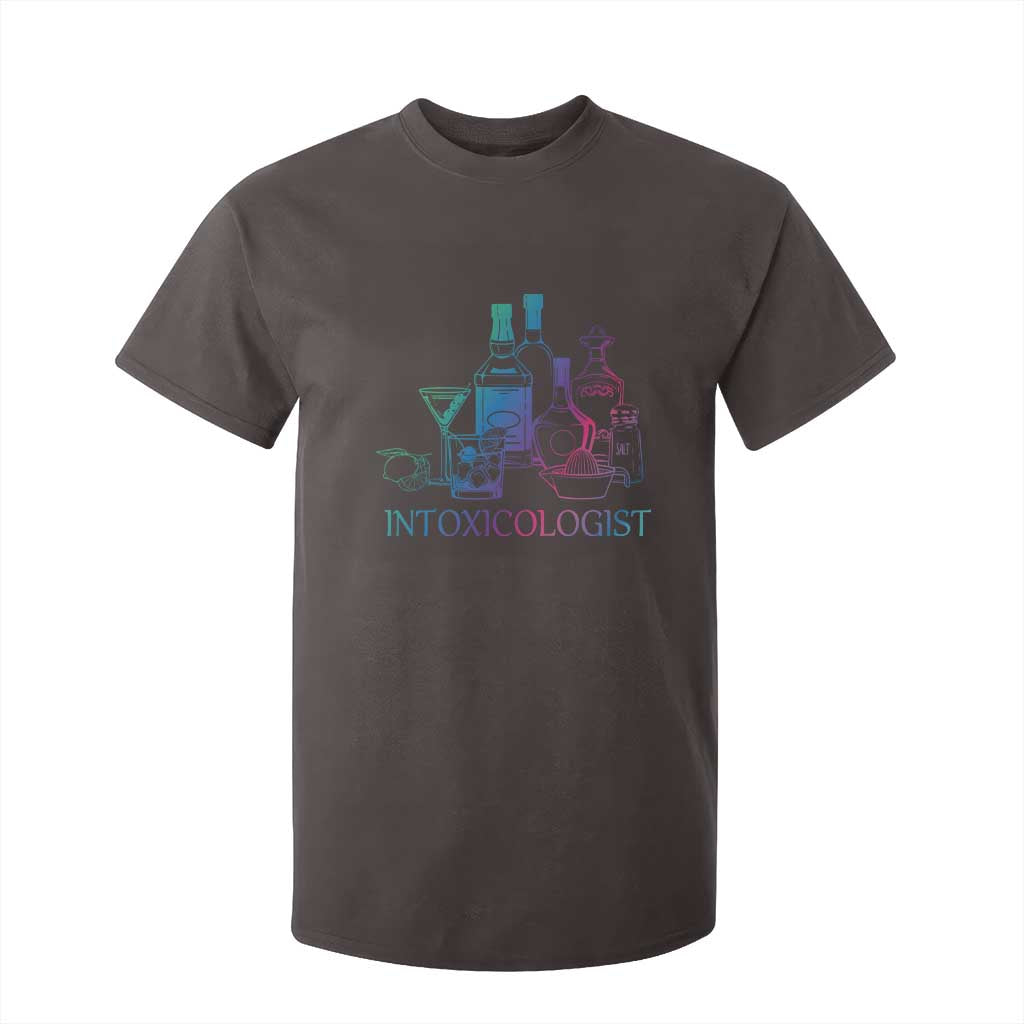 Funny Bartender Intoxicologist T Shirt For Kid TS09 Dark Chocolate Print Your Wear