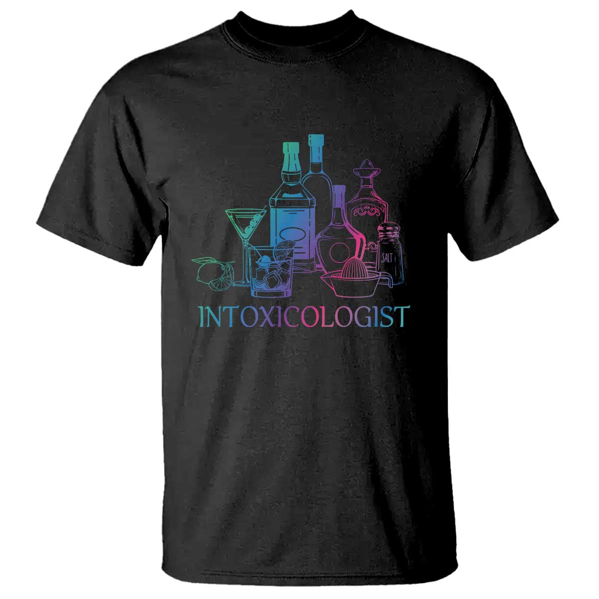 Funny Bartender Intoxicologist T Shirt TS09 Black Print Your Wear