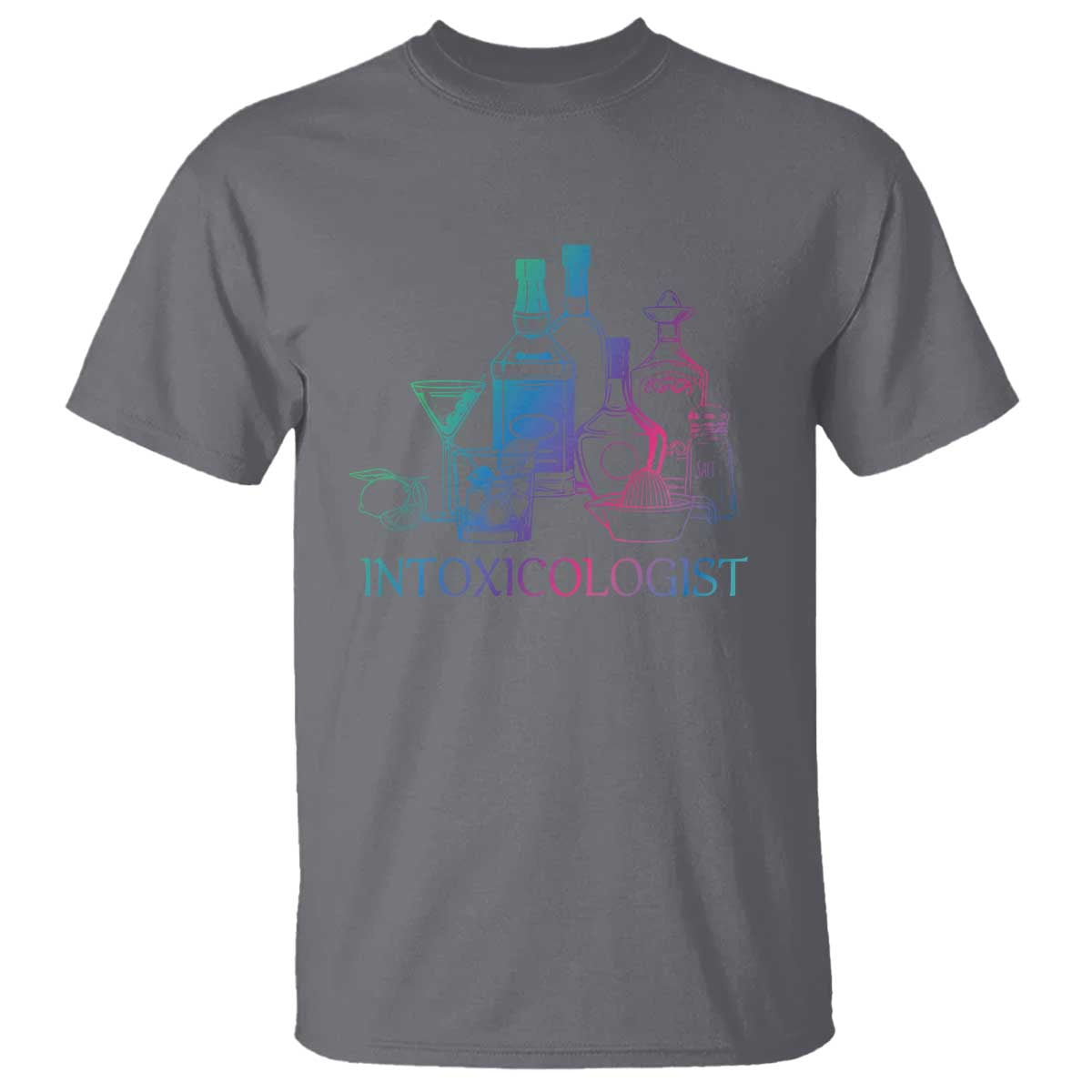 Funny Bartender Intoxicologist T Shirt TS09 Charcoal Print Your Wear