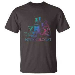 Funny Bartender Intoxicologist T Shirt TS09 Dark Chocolate Print Your Wear