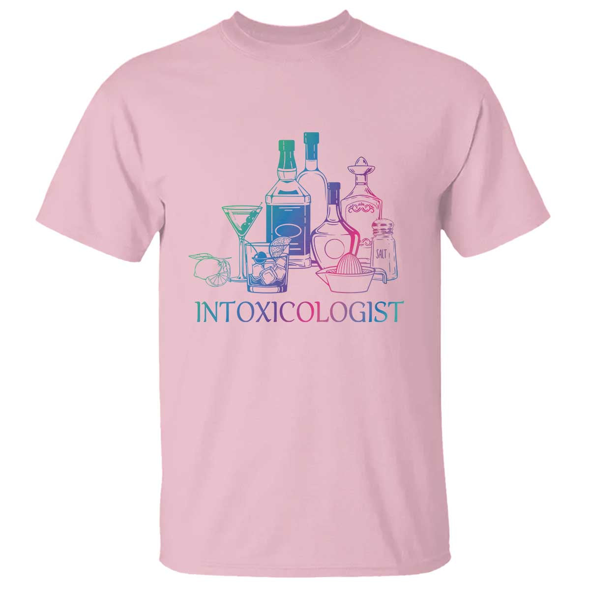 Funny Bartender Intoxicologist T Shirt TS09 Light Pink Print Your Wear